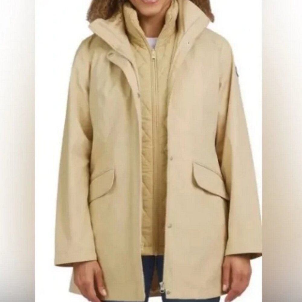 NWT Lands' End Ladies' 3-in-1 Systems Jacket Color Tan